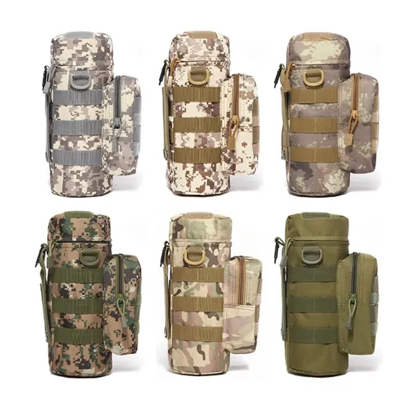 Tactical Kettle Bag Bottle Holder Outdoor Hiking Pouch