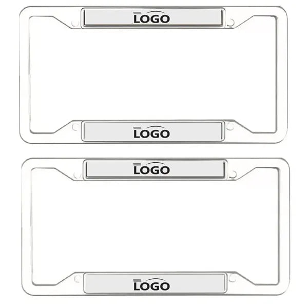 Four-Hole Customizable Acrylic License Plate Frame