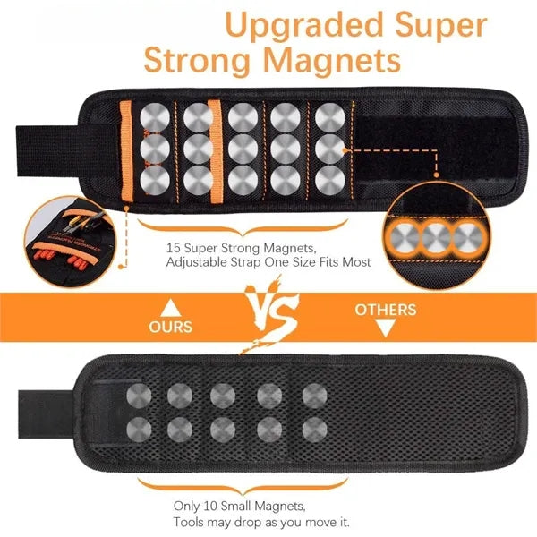 15 Upgrade Super Strong Magnets Magnetic Wristband