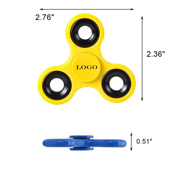Plastic Compression Fidget Spinner