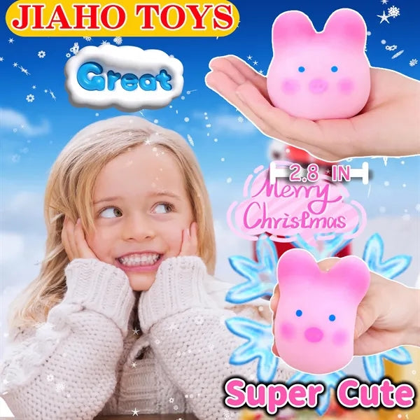 Pink Pig Squishy Stress Balls