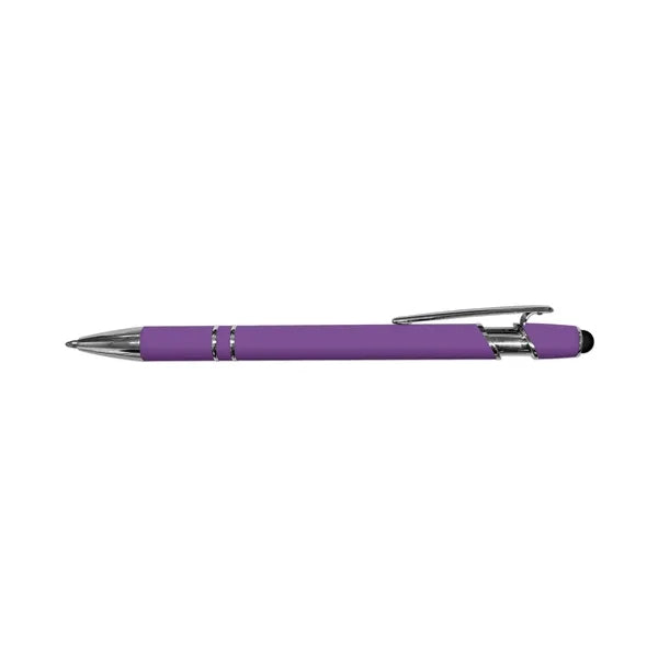 IWriter Exec Rubberized Metal Stylus Pen-Black Ink
