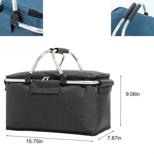 Folding Picnic Camping Basket