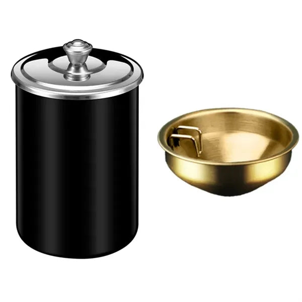 Car Window Windproof Indoor Metal Funnel Ashtray