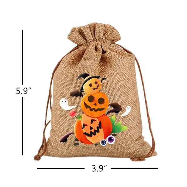 Halloween Burlap Gift Bags