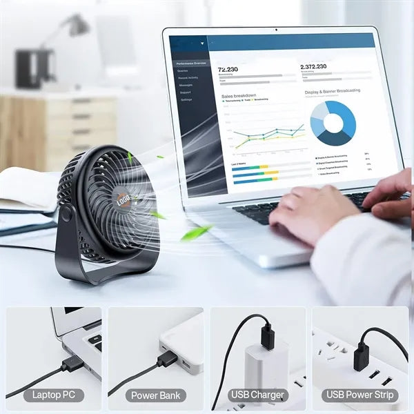 Smart USB Desk Fan