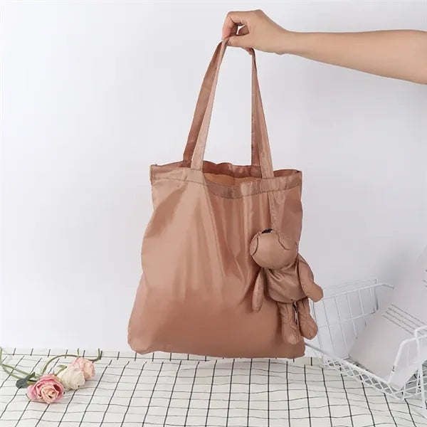 Bear Lightweight Foldable Shopping Tote Bag Grocery Handbag
