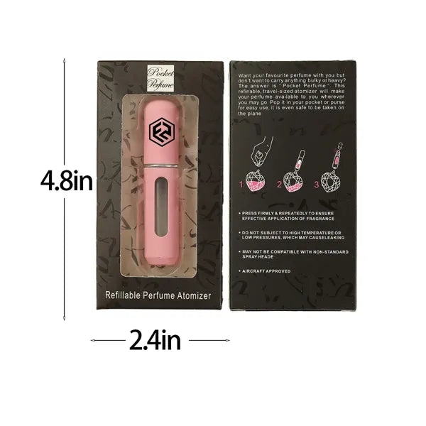 0.15OZ Mini Portable Refillable Perfume Atomizer Bottle