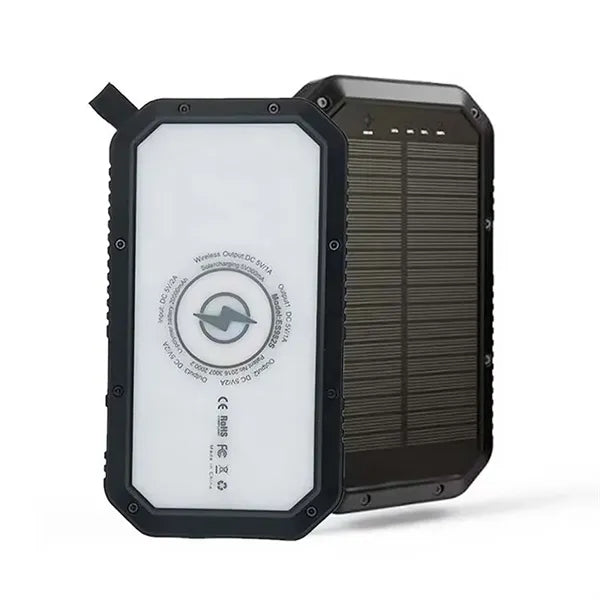 10000 Mah Emergency Wireless Solar Power Bank