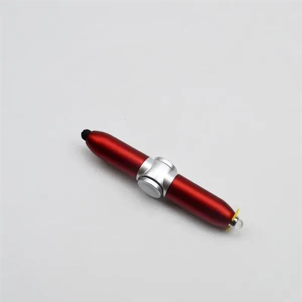 Fingertip Gyro Ballpoint Pen LED Illuminated Stylus