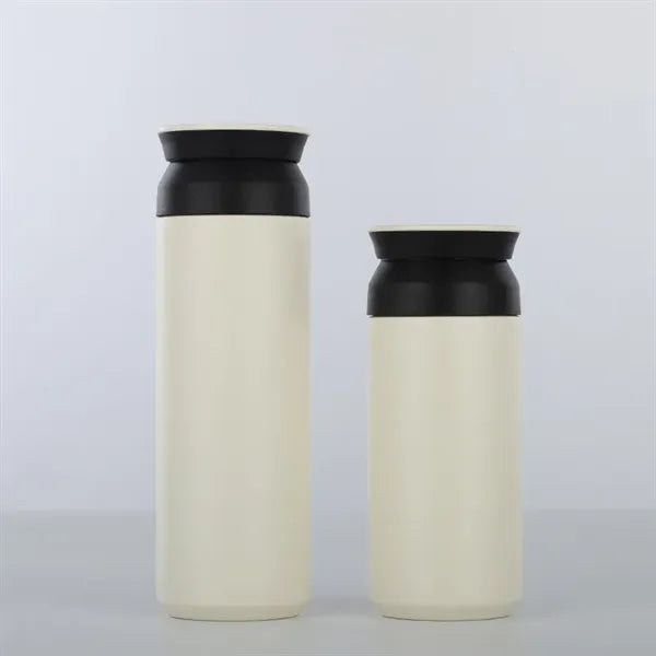 12oz Stainless Steel Water Bottle with Flattop Lid