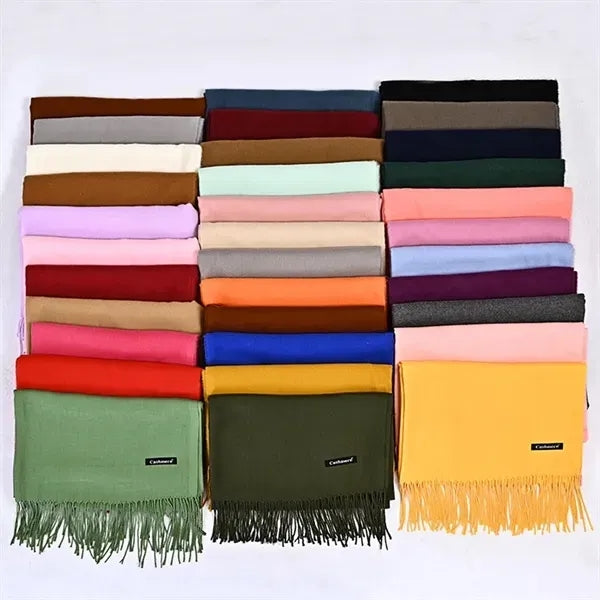 Large Soft Cashmere Feel Pashmina Shawl Scarf