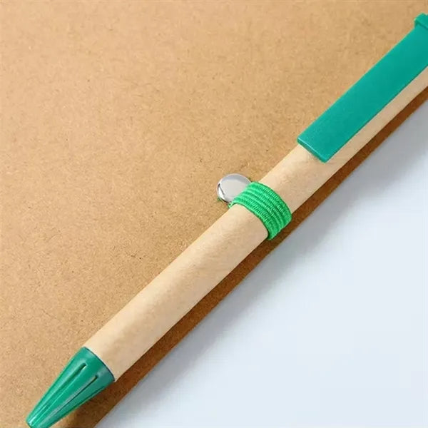 Recycled Spiral Notebook with Pen