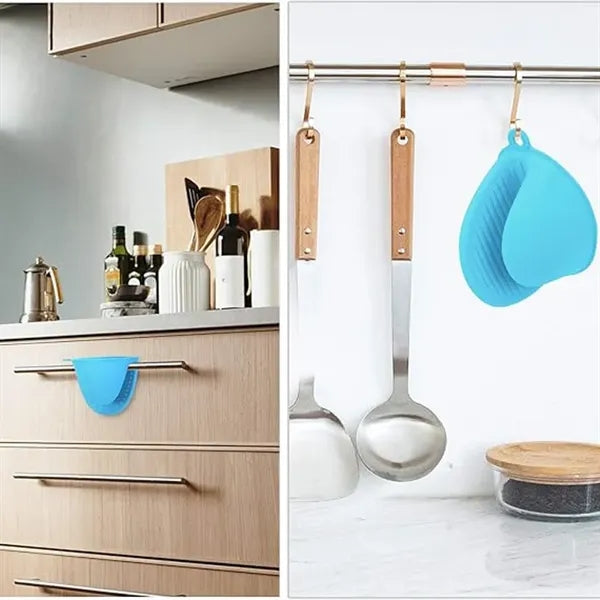 Kitchen Silicone Heat Resistant Cooking Pinch Oven Mitts
