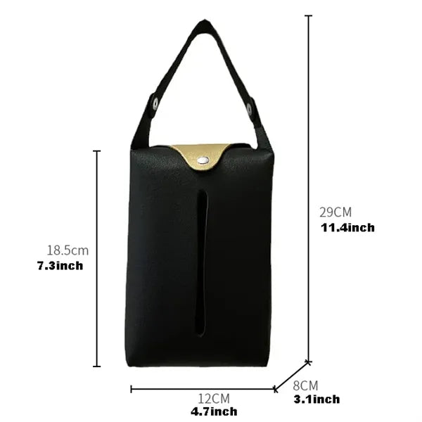 Car Tissue Box With Handle