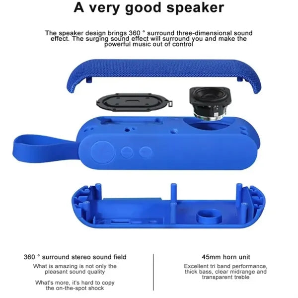 Portable Mini Fabric Bluetooth Speaker