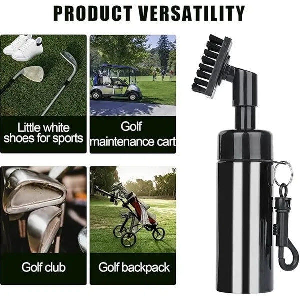 Golf Club Cleaning Brush with Keychain Buckle