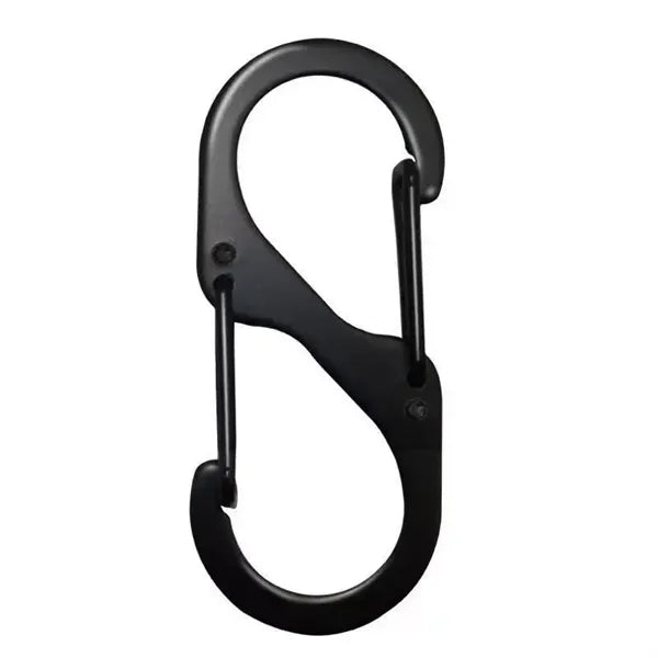 Dual Spring Carabiner Clips, Hook Buckle for Camping