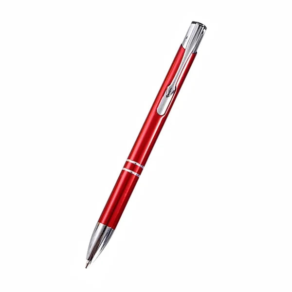 Multi-colored Metal Press Ballpoint Pen with Clip