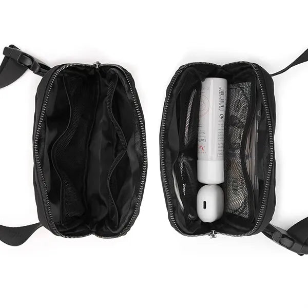 Fashion versatile unisex portable large capacity waist bag