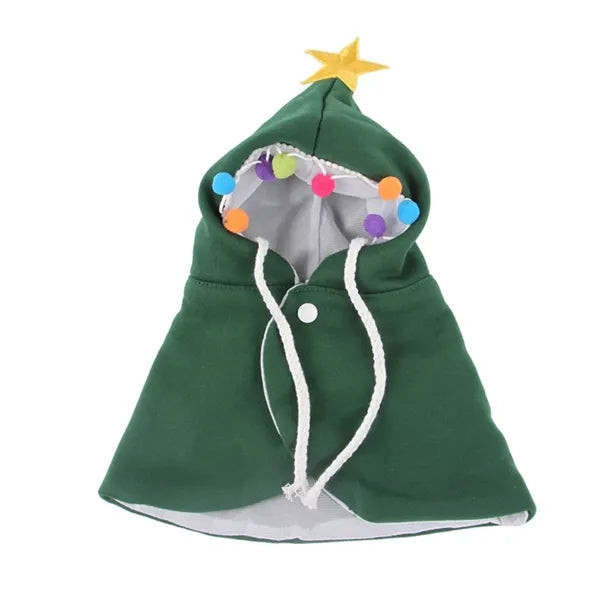 Pet Christmas Costume Puppy Cat Xmas Cloak