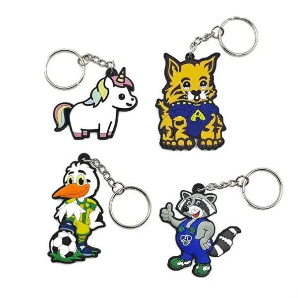 3D PVC Custom Keychains