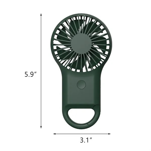 Portable Carabiner Buckle Mini Fan