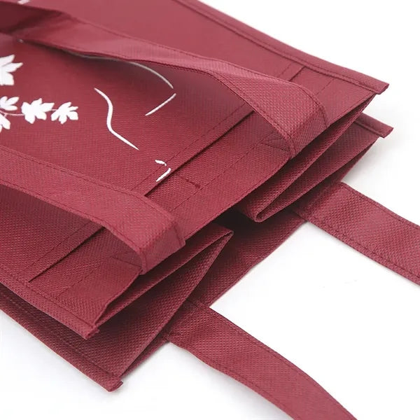 Non-Woven 4 Bottle Wine Tote Bag