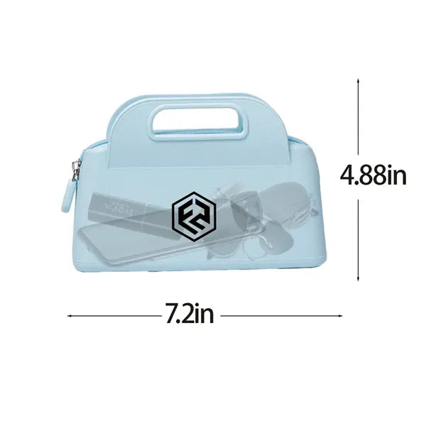 Candy Color Waterproof Mini Silicone Makeup Bag with Zipper