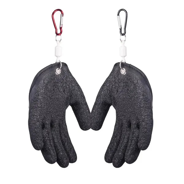 Professional Fishing Magnet Hook Anti-Slip Catch Fish Glove