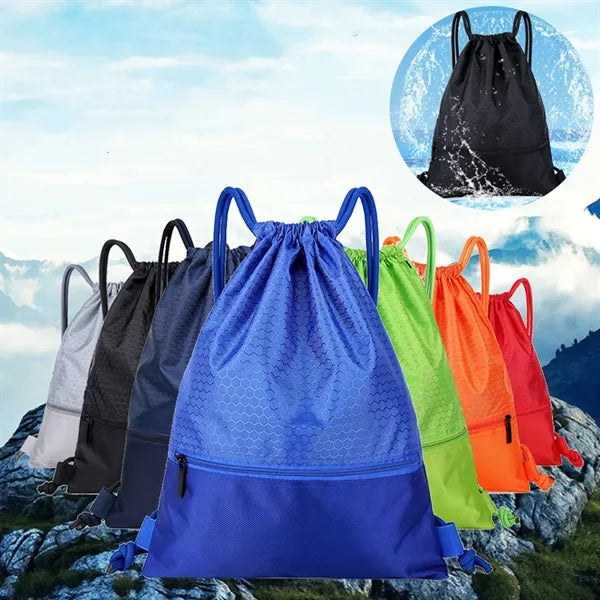 420d Drawstring Waterproof Backpack