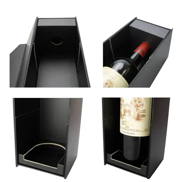Four-corner Folding Red Wine Gift Box