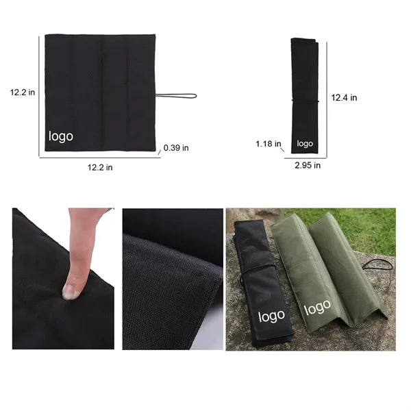 Outdoor Folding Easily Square Camping Travel Small Cushion
