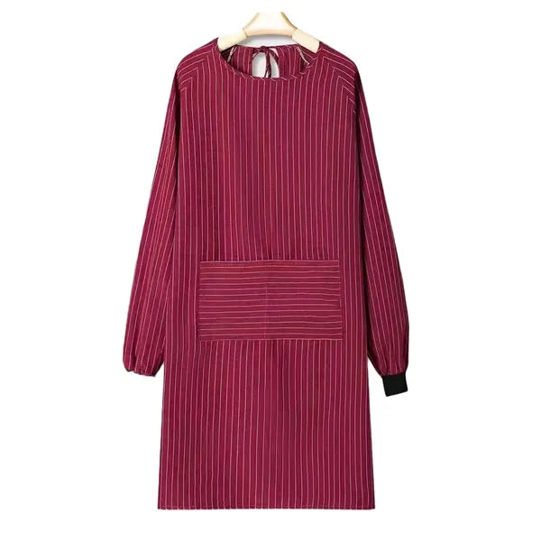 Long Sleeve Breathable Apron All-Size Fit Tool Pocket