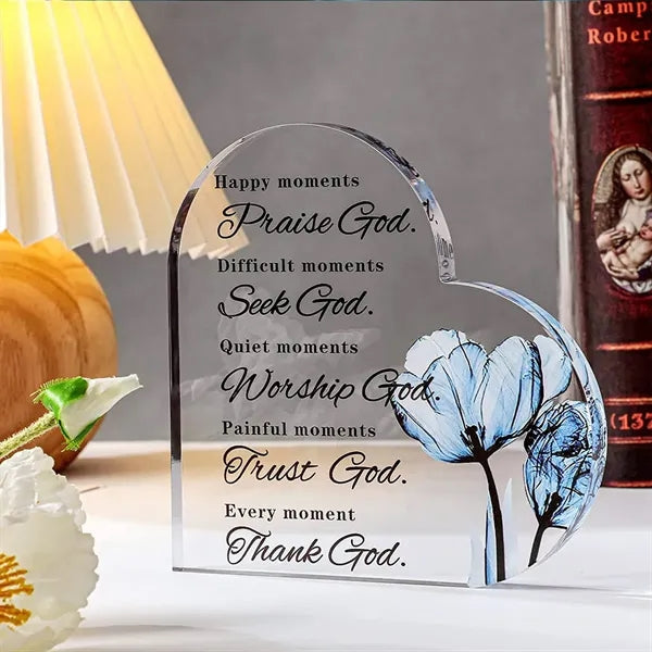 Acrylic Keepsake/Award Clear Ornament