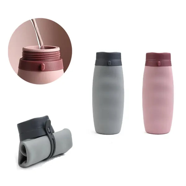 Silicone Folding Sports Bottle