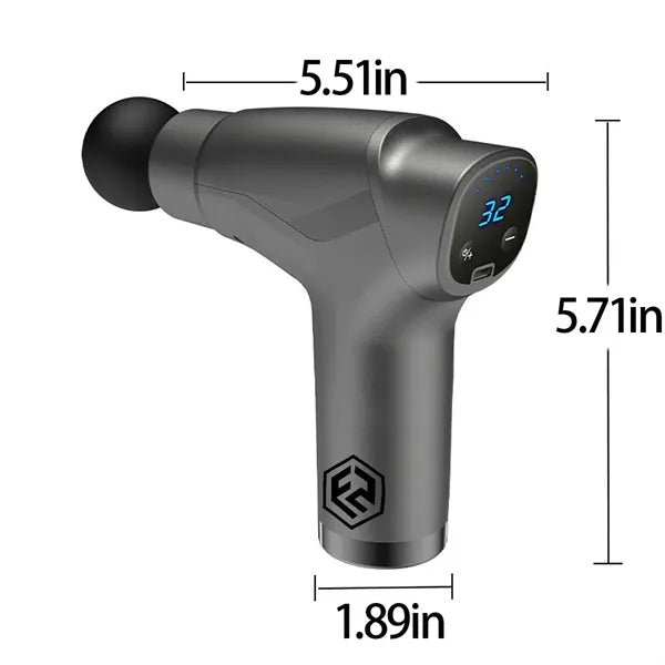 Massage Gun Deep Tissue for Pain Relief with 4 Heads