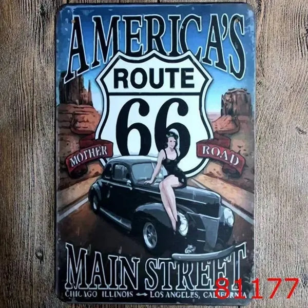 Retro Decor Tin Signs Metallica Plaques