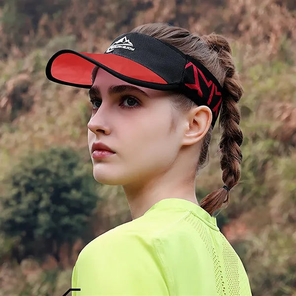 Unisex Outdoor Sun Protection Empty Top Cap for Marathon
