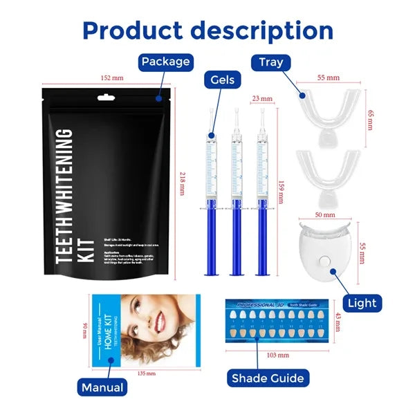 Teeth Whitening Kit Professional With LED Accelerator Light