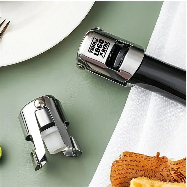 Safe Stainless Set Lever Action Wine Bottle Stoppers