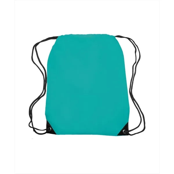Union Printed - Black Trim Drawstring Bags