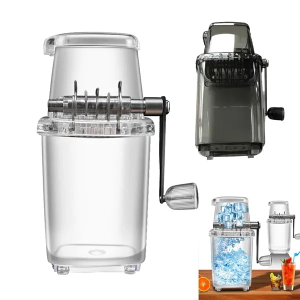 Household Hand Crank Clear Ice Crusher
