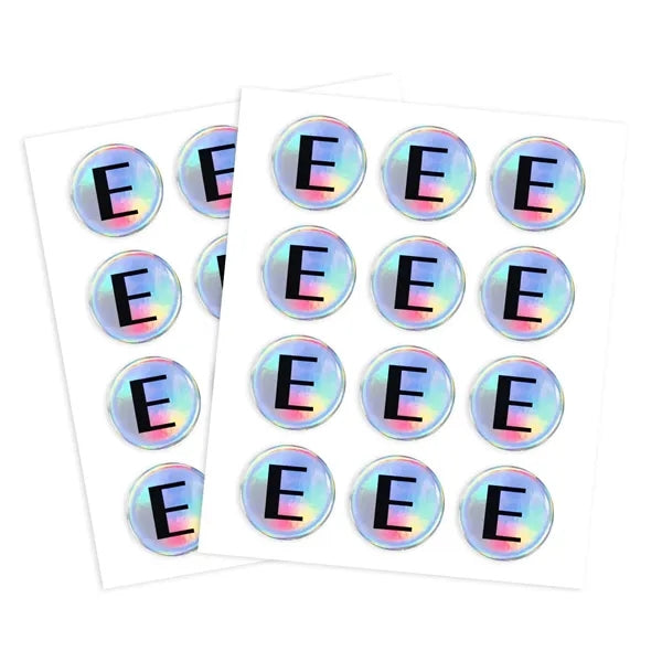 3D Epoxy Dome Stickers - Crystal Clear Logo Decals