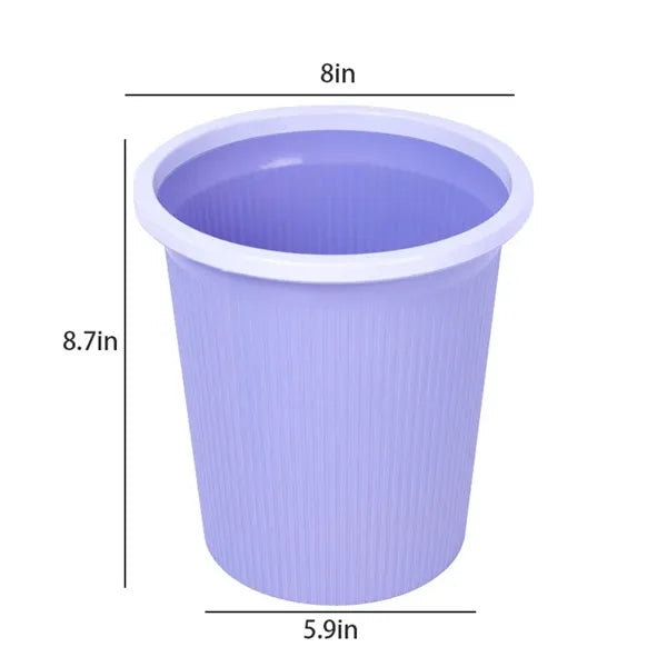 Plastic Cylinder Trash Can