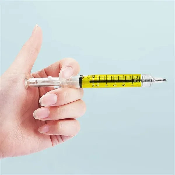 Syringe Highlighters Fluorescent Needle Watercolor Pen