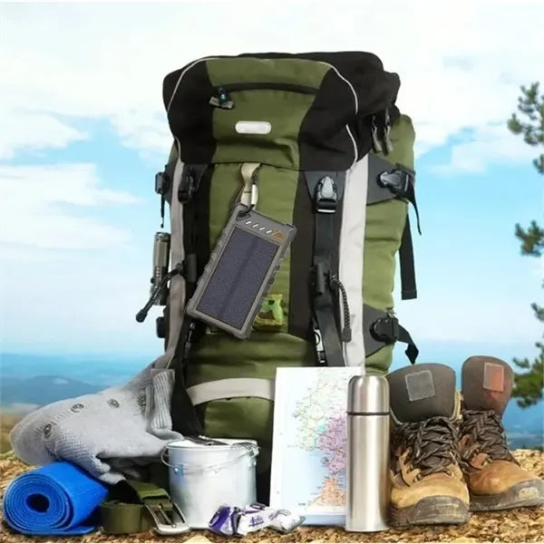 Waterproof and Shockproof 10,000mAh Solar Power Charger