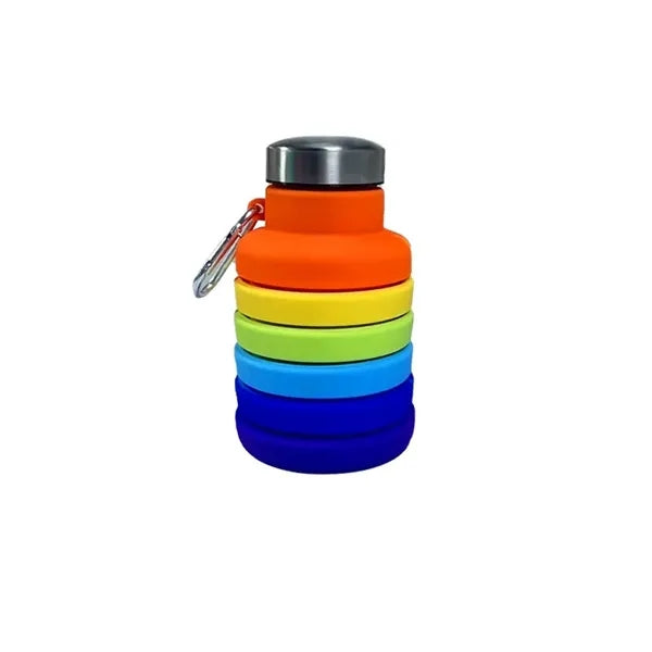 18oz Silicone Outdoor Collapsible Water Bottle