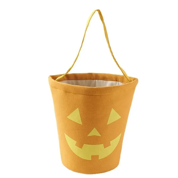 Halloween Candy Buckets Fabric Tote Gift Bags