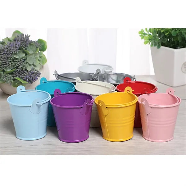 Christmas Buckets With Handle